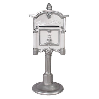 Santa Mailbox (White/silver)