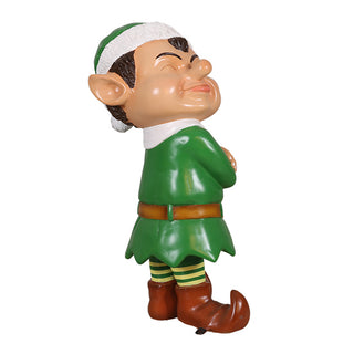 Grumpy Santa Elf (green)