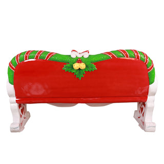 SANTA'S BENCH (RED AND WHITE)
