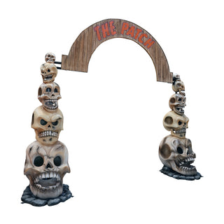 SKULL ARCHWAY (THE PATCH WOODEN SIGNAGE)