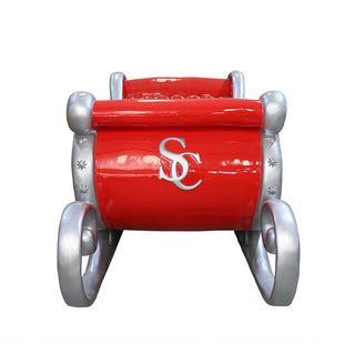 SANTA SLEIGH 4 SEATER (RED/SILVER)