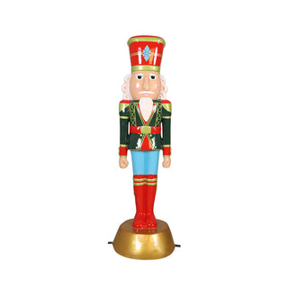 American Christmas Nutcracker 6ft (red And Green)
