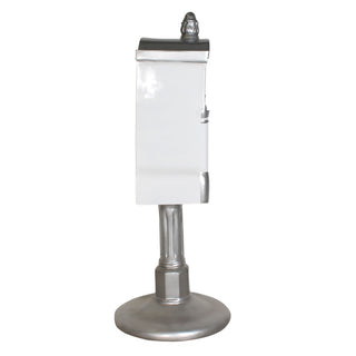 Santa Mailbox (White/silver)