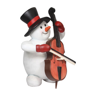 Snowman With Cello