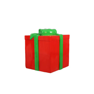 GIFT BOX LARGE (RED AND GREEN RIBBON)
