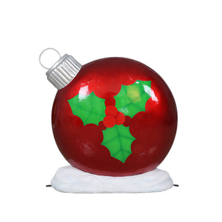 MISTLETOE FLAT ORNAMENT