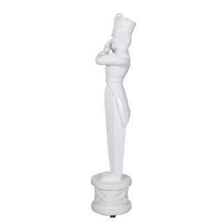 Soldier Playing Flute (Metallic white)