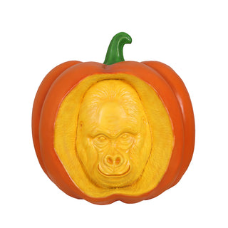 GORILLA CARVED PUMPKIN