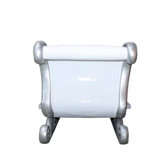 Santa Sleigh 4 Seater (White/silver)