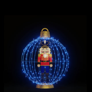 Christmas Ball "nutcracker" (blue)