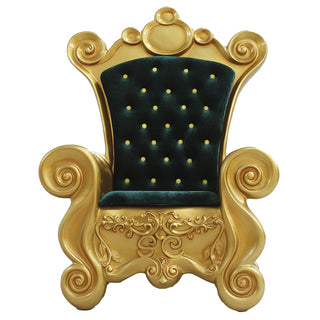 SANTA CHAIR (GOLD/GREEN)