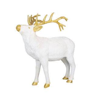 WALKING STAG (WHITE/GOLD)